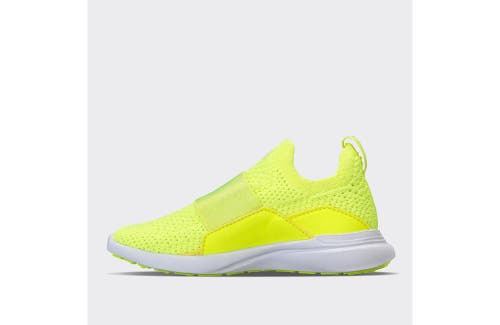 Apl Athletic Propulsion Labs Apl Youth's Techloom Bliss Slip-ons In Energy/white