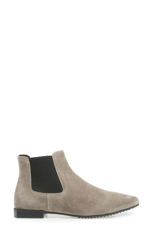 The Flexx Shetland Womens Suede Round Toe Chelsea Boots In Almond