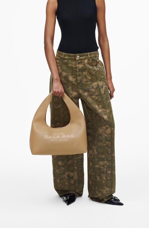 Shop Marc Jacobs The Leather Sack Bag In Camel