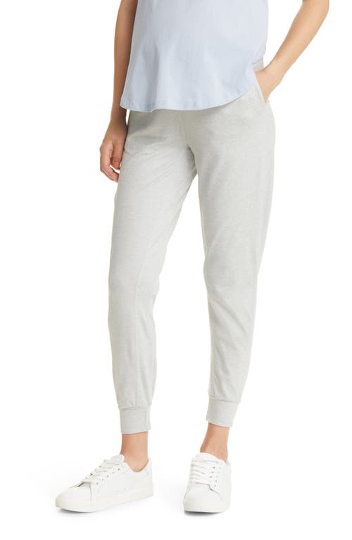 Anook Athletics Hayes 27-Inch Maternity Joggers in Stone Heather