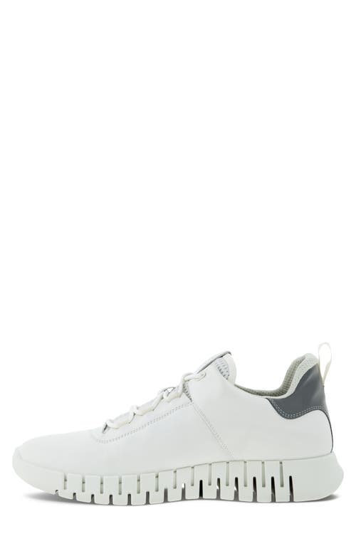 Shop Ecco Gruuv Sneaker In White/white