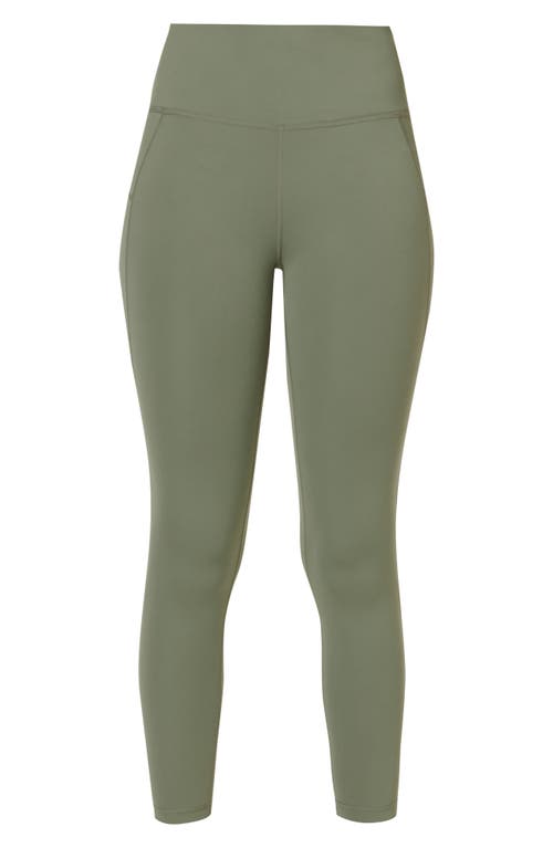 Shop Sweaty Betty All Day 7/8 Leggings In Umbra Green