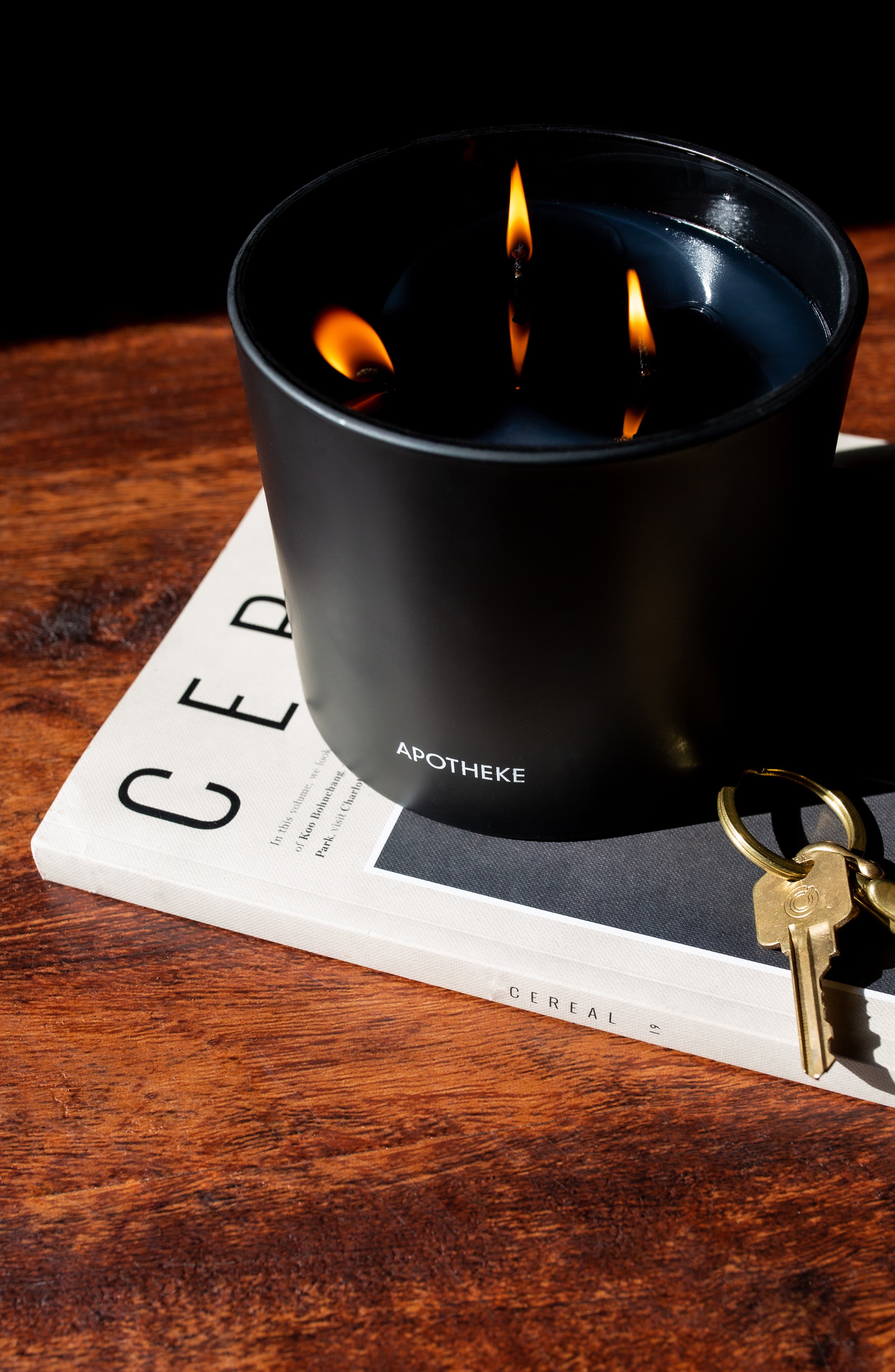APOTHEKE 3Wick Charcoal Candle Nordstrom