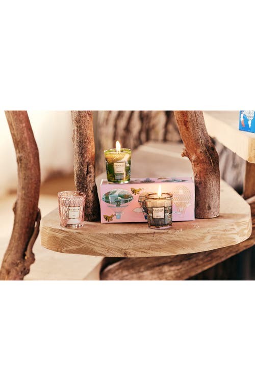 Shop Baobab Collection Singapore-athens-paris Travel Candle Trio In Multicolor