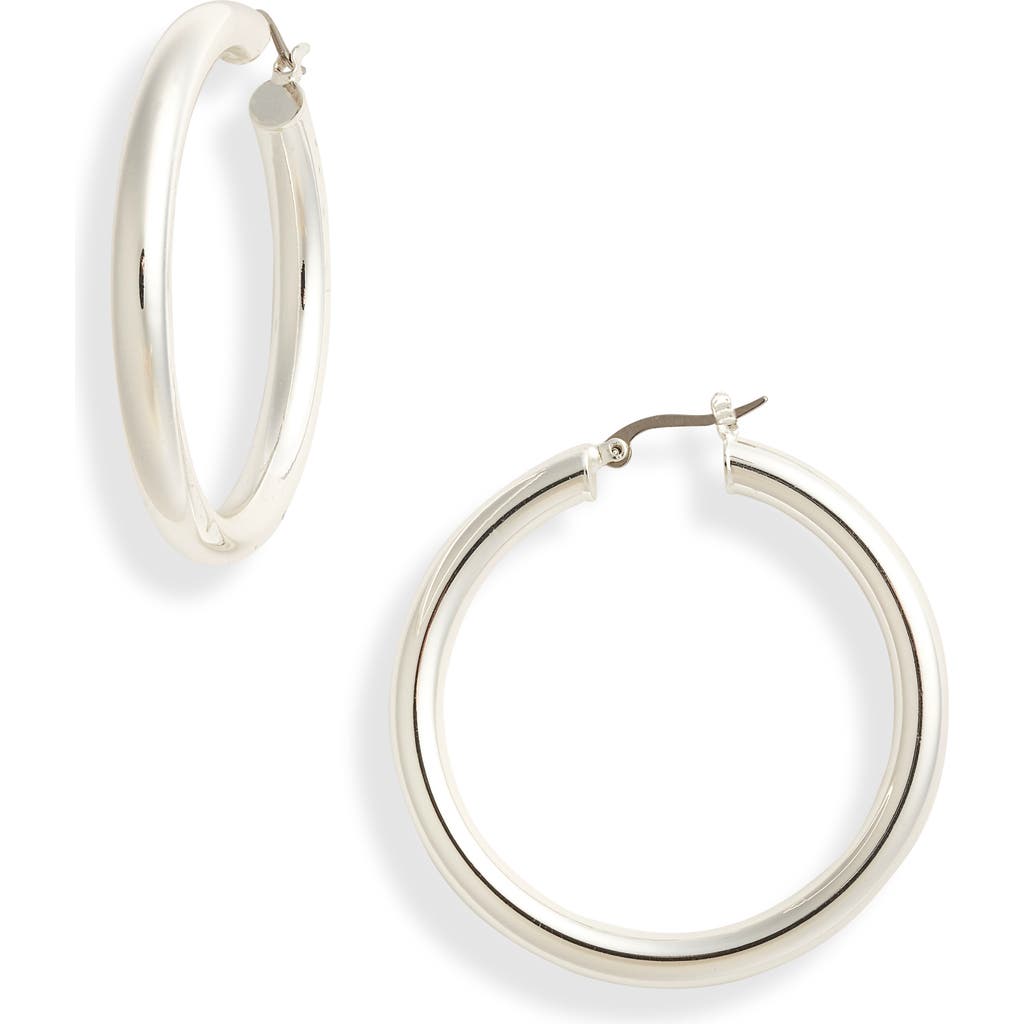 Miranda Frye Freda Hoop Earrings In White