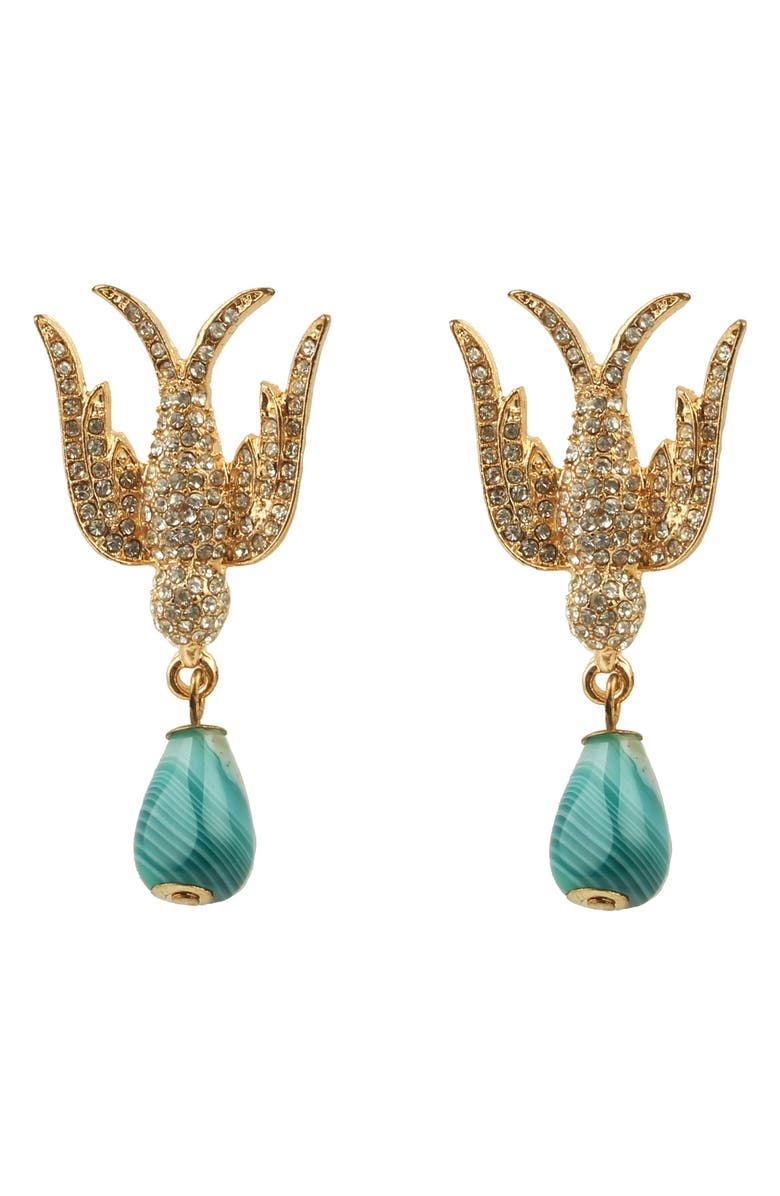 EYE CANDY LOS ANGELES Luxe Collection Pave Crystal Bird Briolette Drop  Earrings | Nordstromrack
