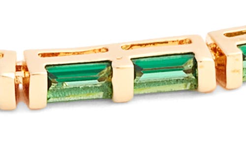 NORDSTROM NORDSTROM COLOR BAGUETTE CUBIC ZIRCONIA SLIDER BRACELET