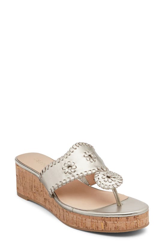 JACK ROGERS CORK WEDGE SANDAL