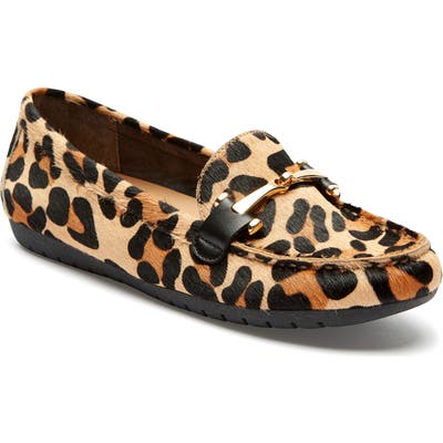 Me Too Parker Genuine Calf Hair Loafer- Brown