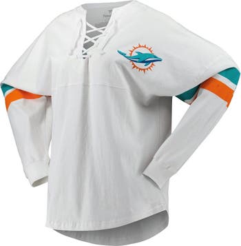 Philadelphia Flyers Fanatics Branded Women's Spirit Lace-Up V-Neck Long  Sleeve Jersey T-Shirt - Black