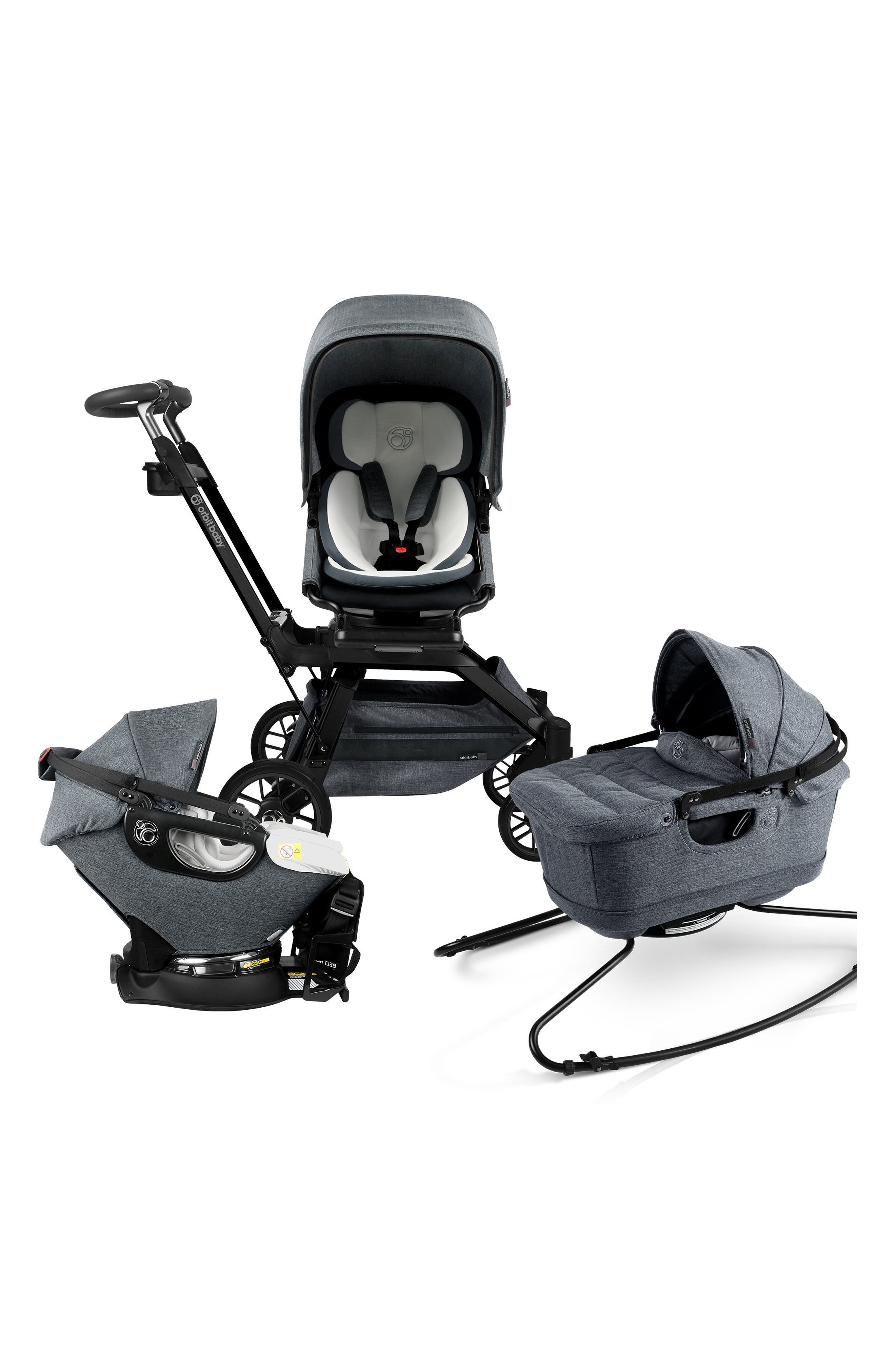 stroller travel system with bassinet and car seat