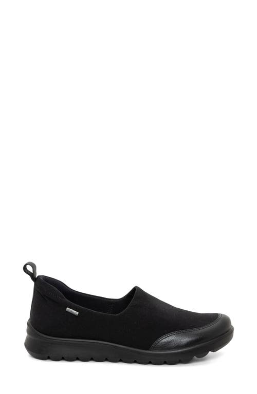 Ara Topaz Waterproof Slip-on Sneaker In Black