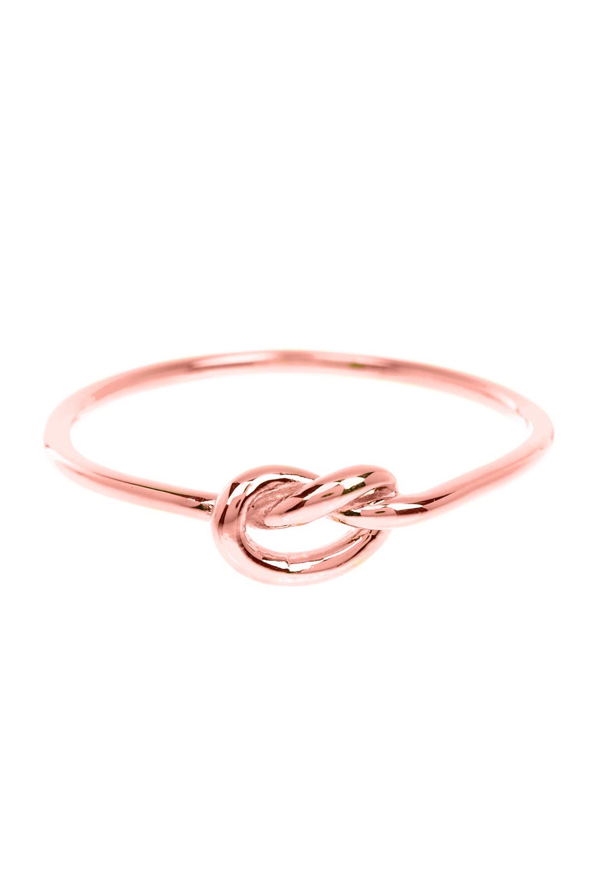 rose gold knot ring