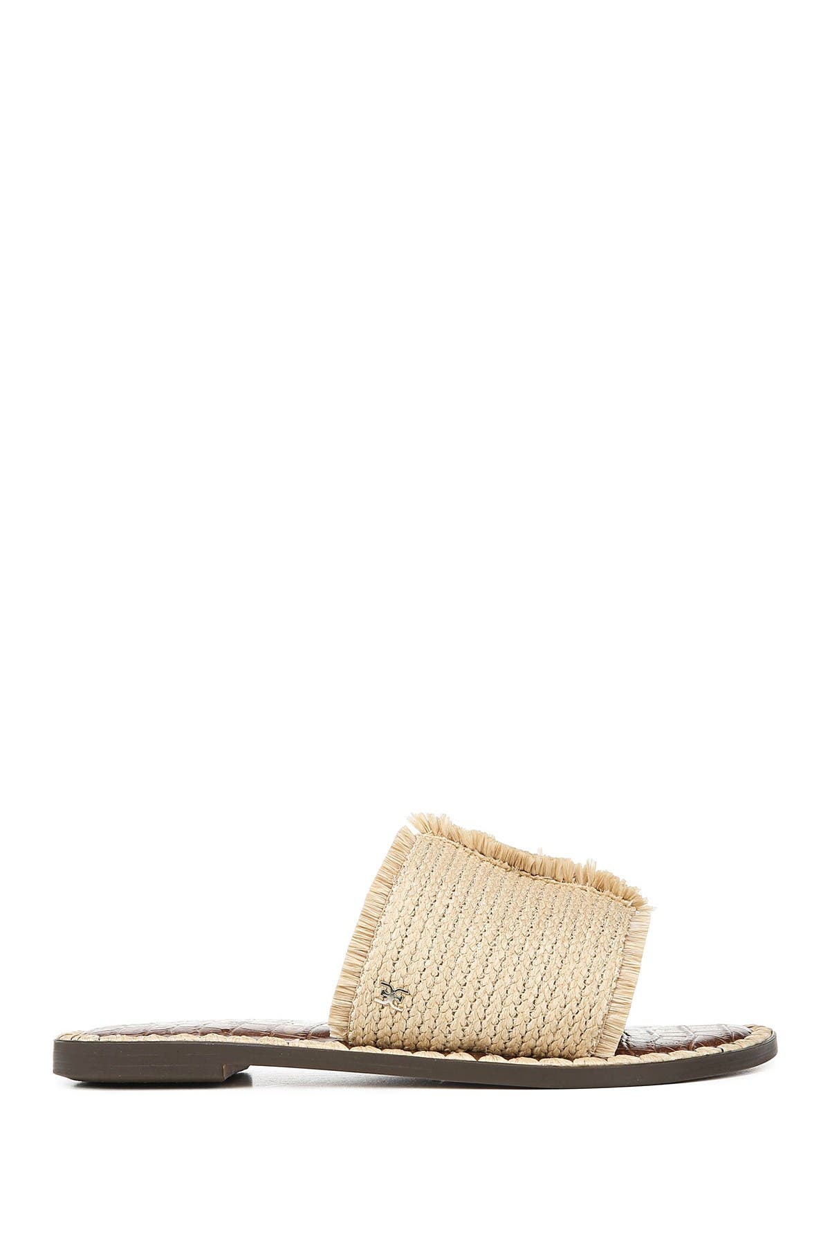 sam edelman glenda raffia slide sandal