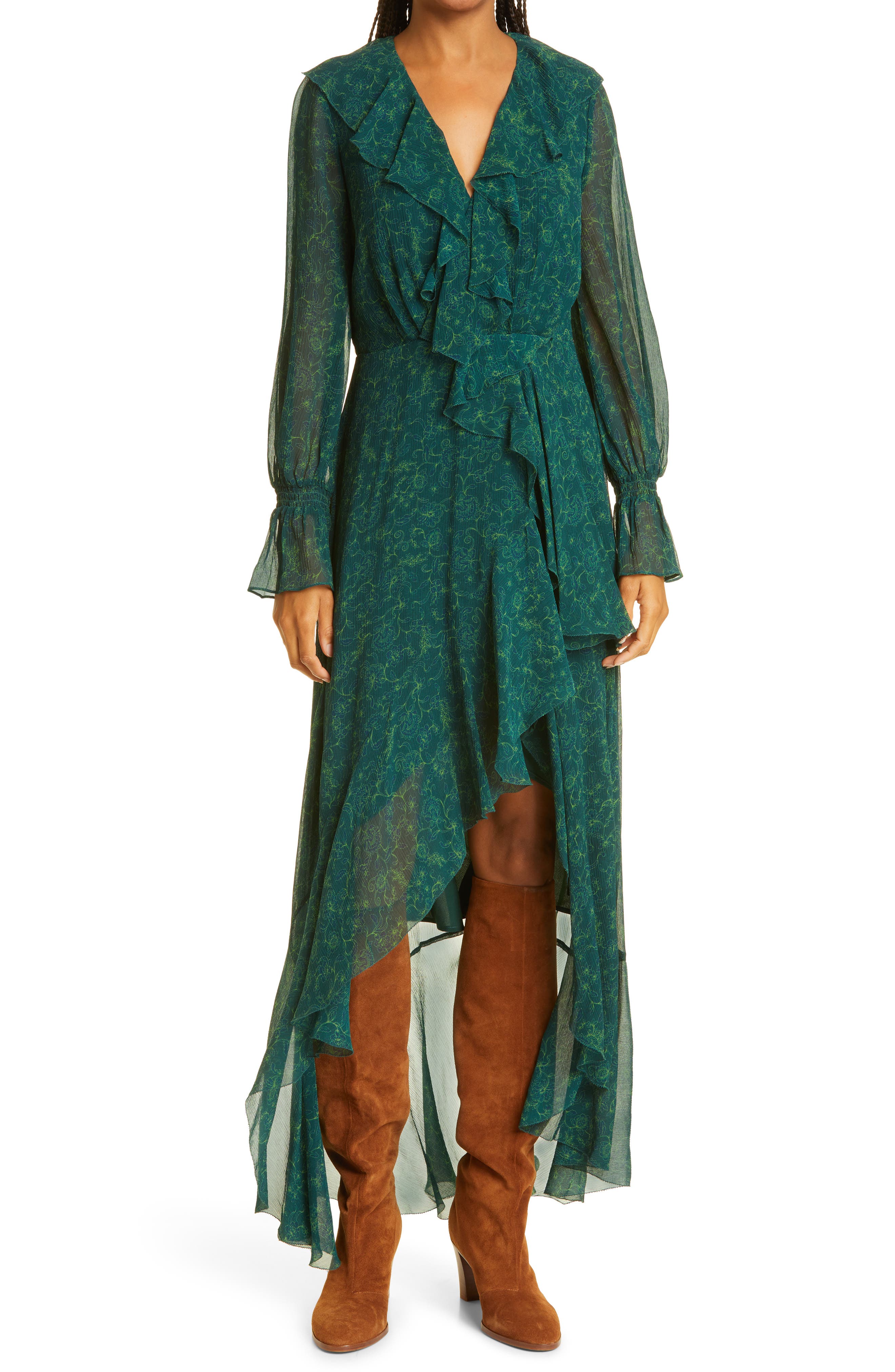 hippie wrap dress