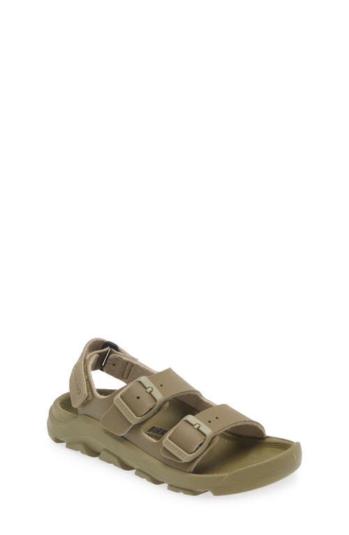 Shop Birkenstock Kids' Mogami Sandal In Faded Khaki