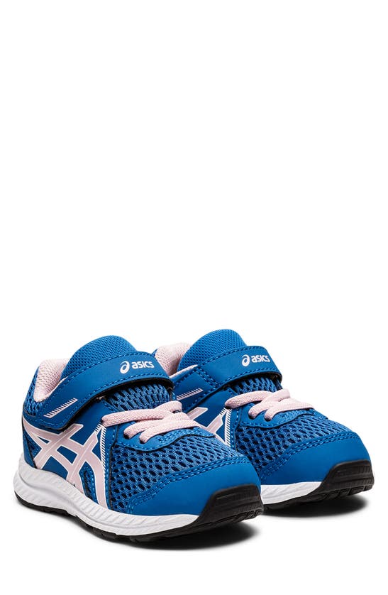 Asics Kids' Contend 7 Sneaker In Lake Drive/ Barely Rose