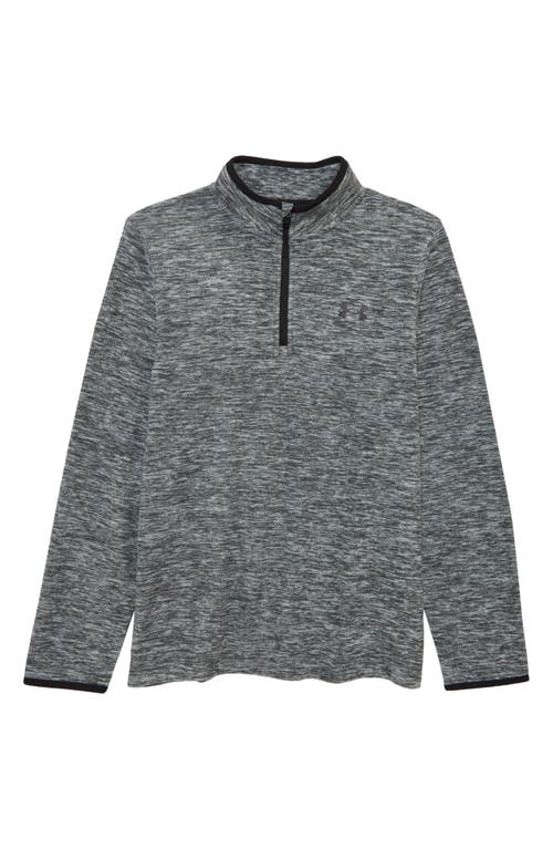 Under Armour Kids' Quarter Zip Fleece Sweatshirt in Mod Gray