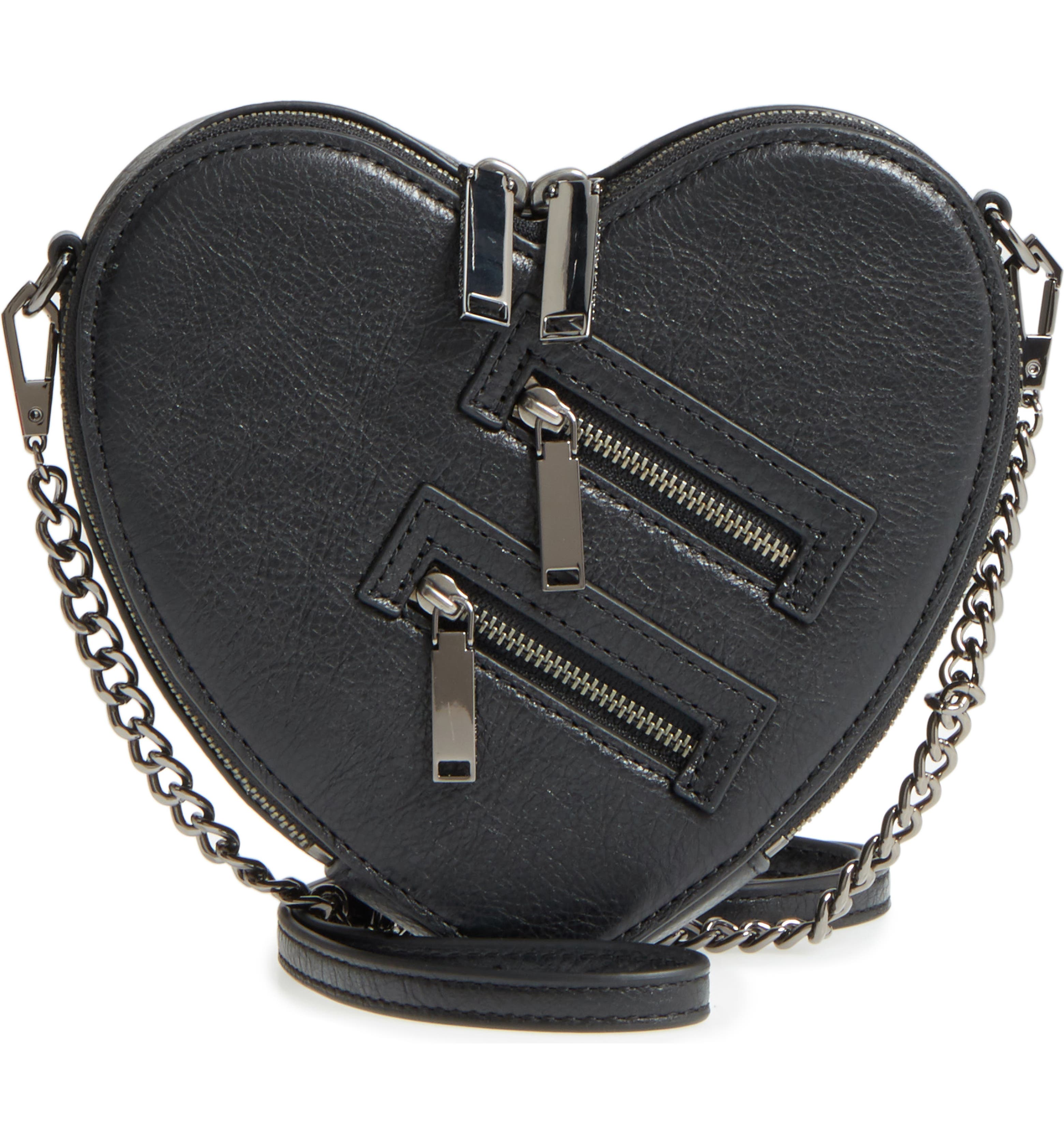 Rebecca Minkoff Jamie Heart Leather Crossbody Bag | Nordstrom