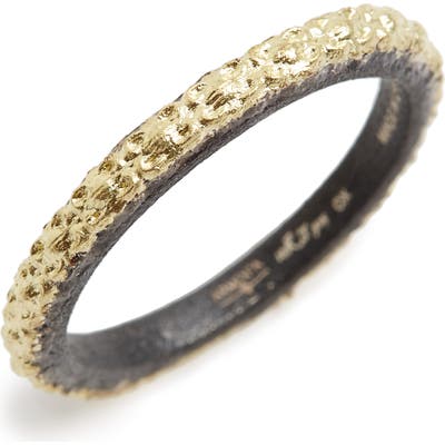 Armenta Old World Textured Stack Ring