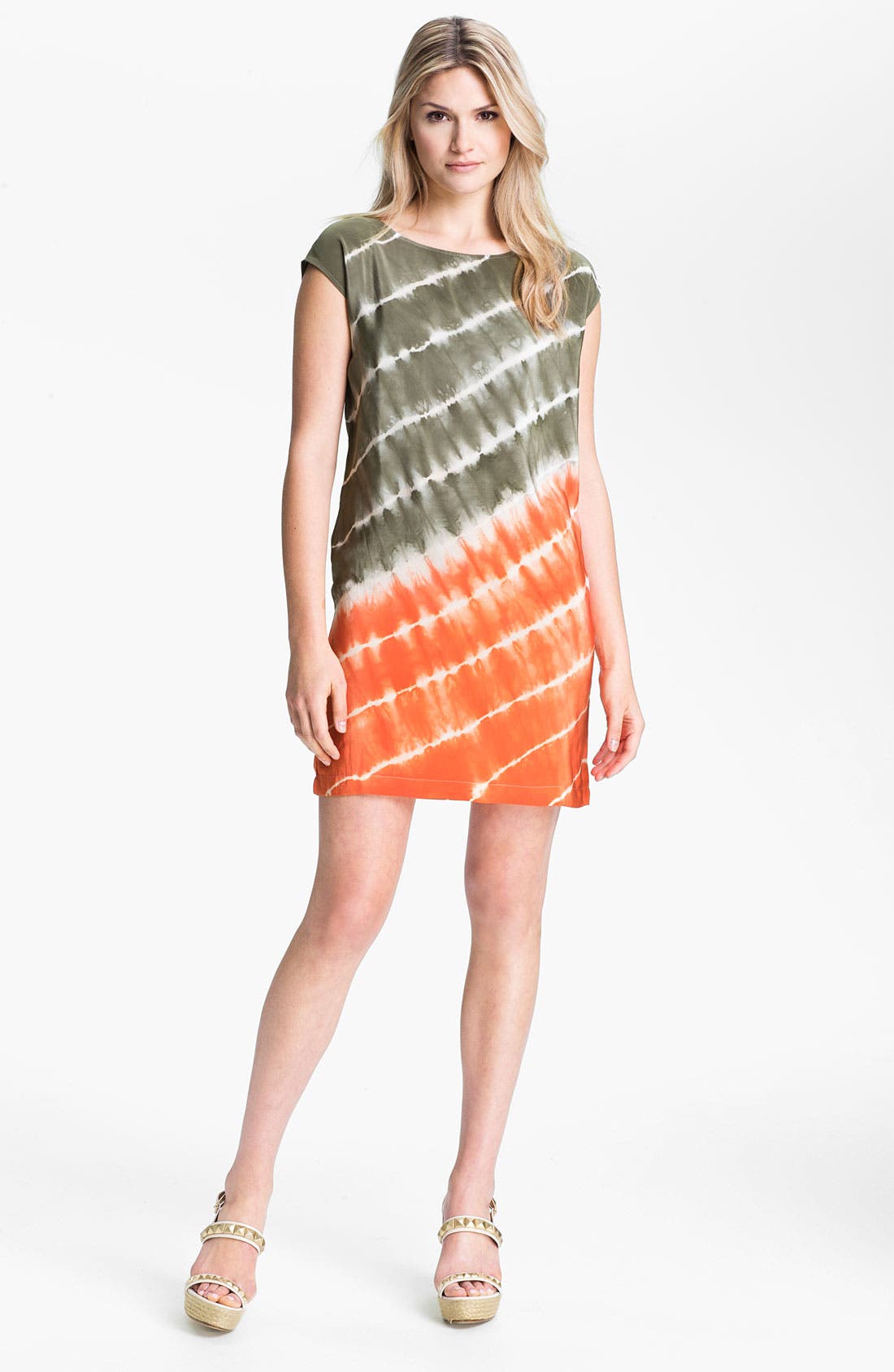 MICHAEL Michael Kors Tie Dye Silk Dress Nordstrom