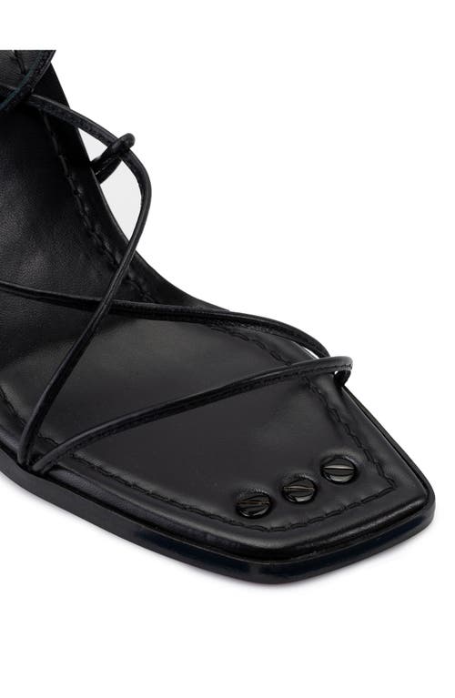 Shop Frame Le Doheny Strappy Sandal In Noir/noir