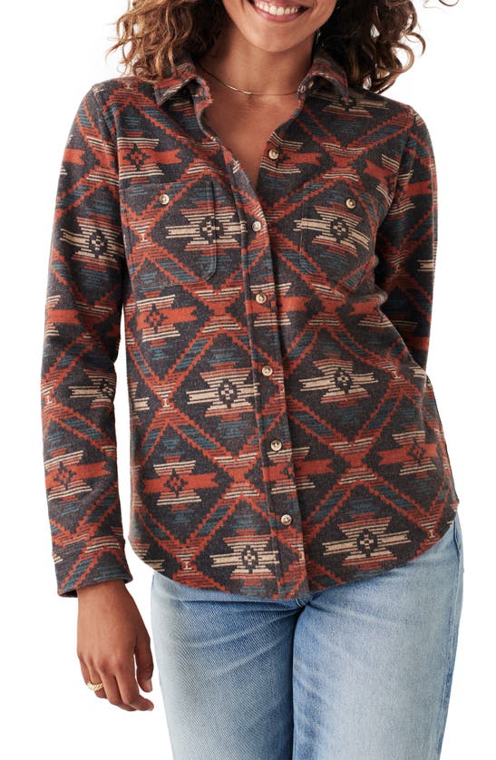 Faherty Legend Plaid Flannel Button-up Shirt In Western Range Shadow