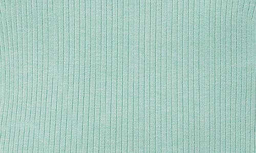 Mori Fitted Two-piece Rib Short Pajamas In Mint