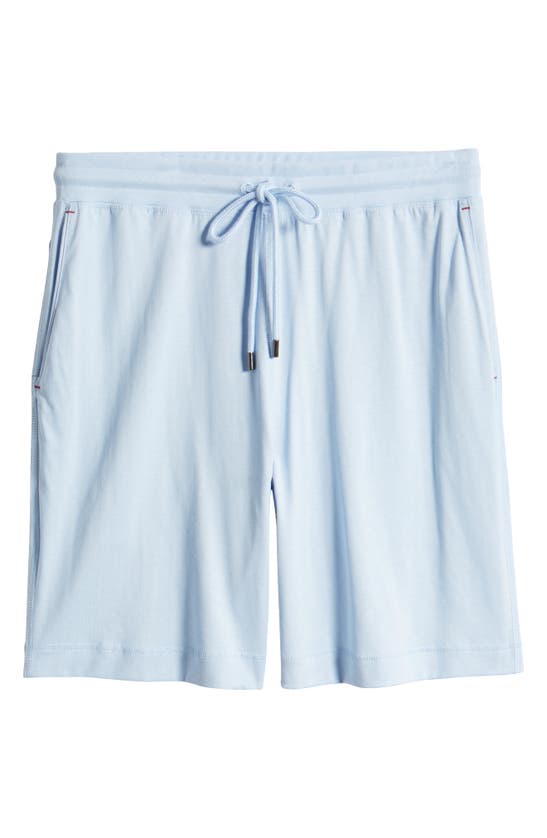 Shop Daniel Buchler Cotton & Lyocell Pajama Shorts In Sky