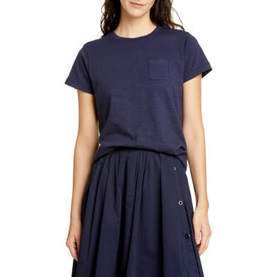 Alex Mill Slub Pocket Tee, Blue