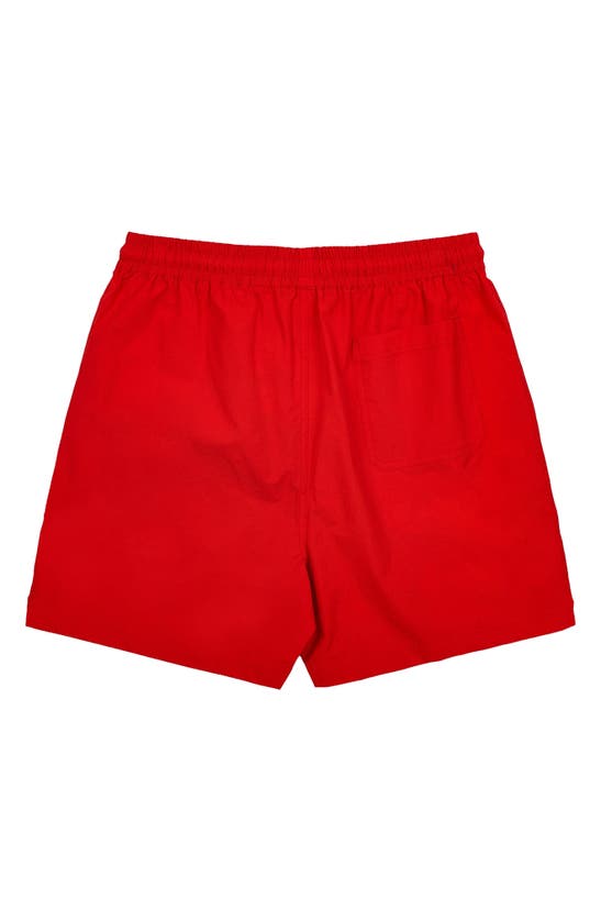 Shop Paterson Love Shorts In Red