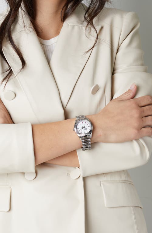 Rachie Shnay La Mariposa Bracelet Watch, 36mm In Ombre Pink