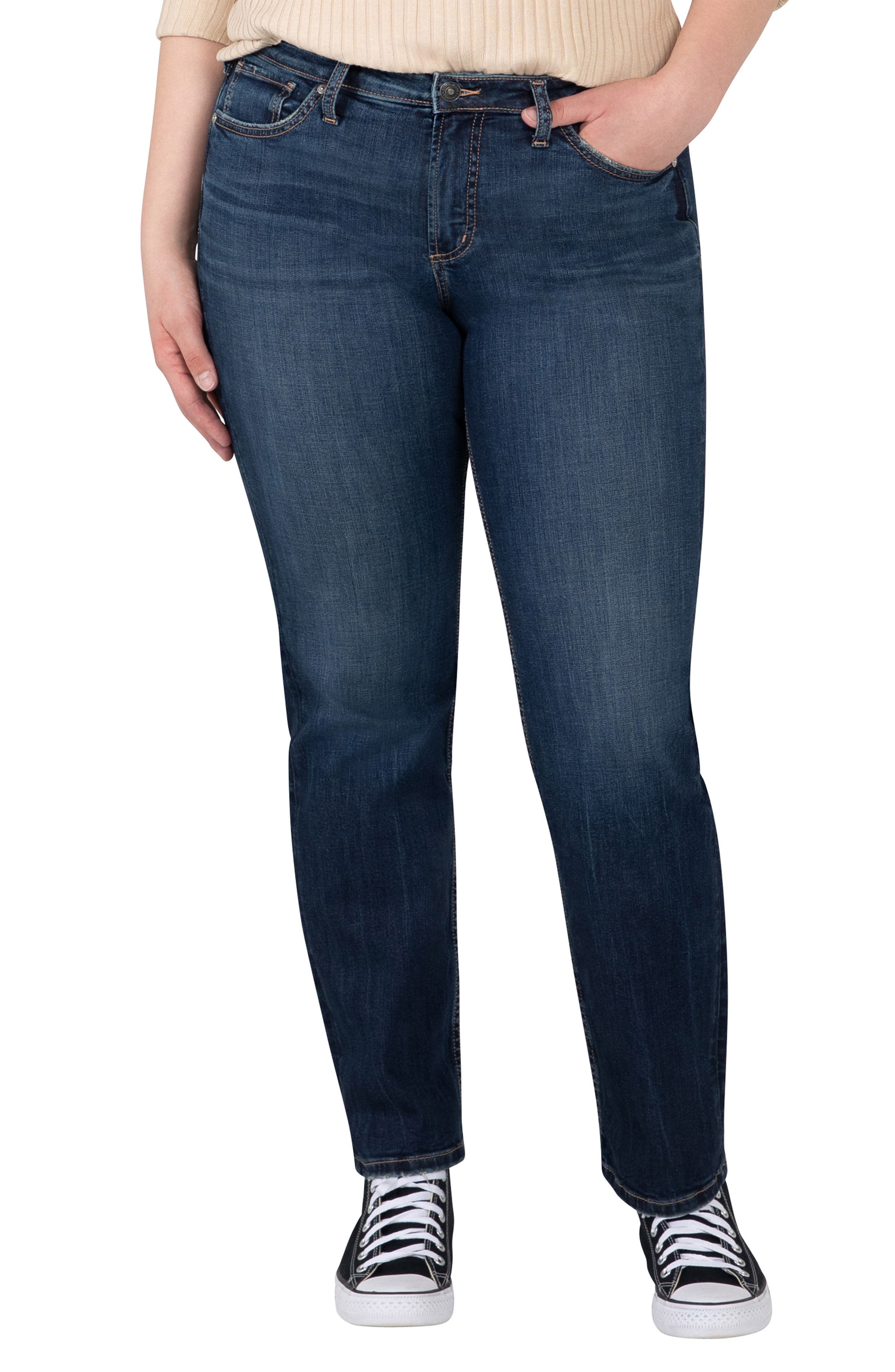 silver jeans plus size sale