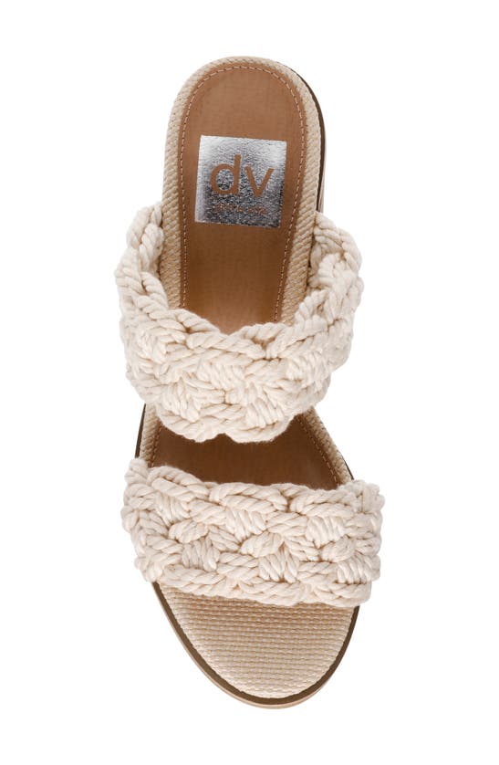 Shop Dolce Vita Dv By  Roulette Block Heel Slide Sandal In Ivory