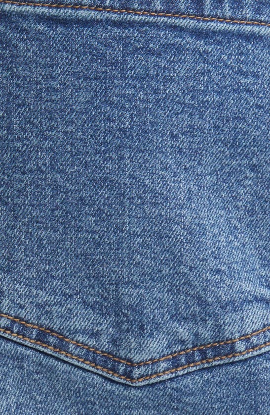 1822 Denim Loose Frayed Hem Denim Shorts In Benny