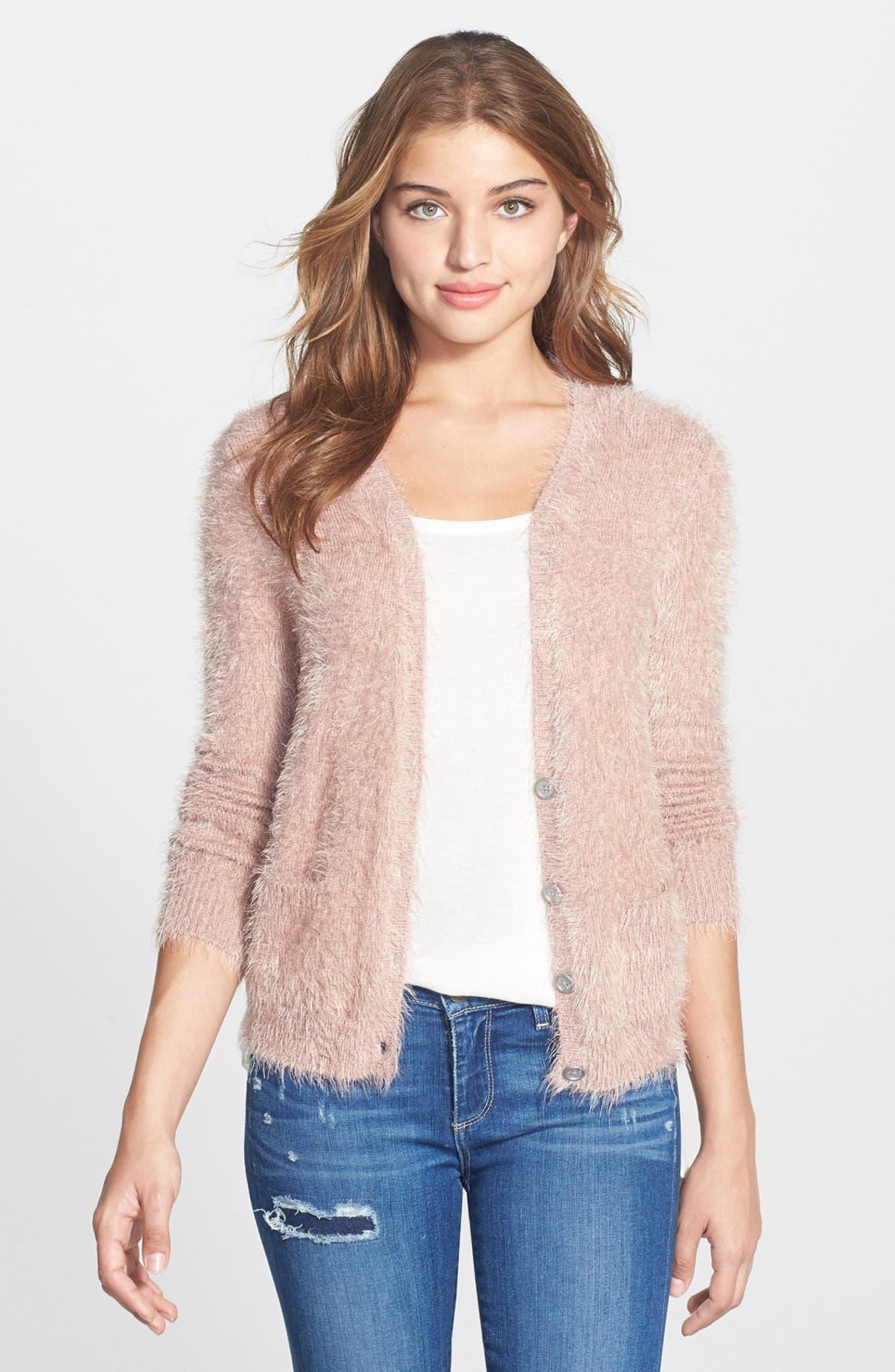Two by Vince Camuto Eyelash Cardigan | Nordstrom