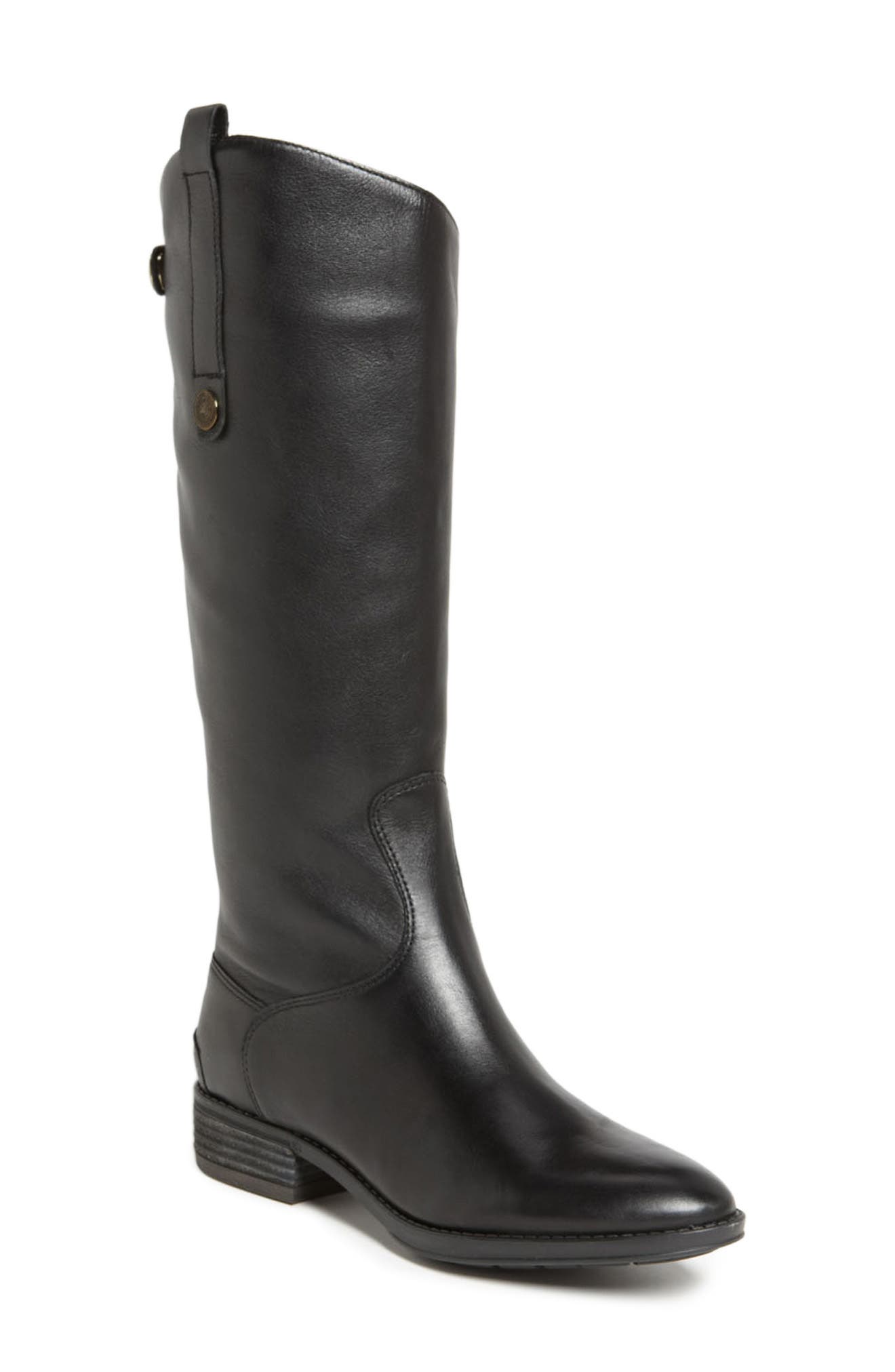 penny leather riding boot sam edelman