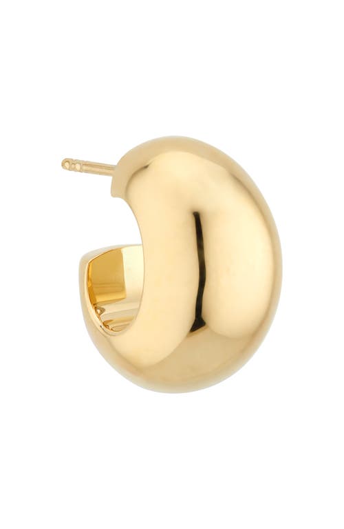 Lie Studio Lié Studio The Simone Hoop Earrings In Gold