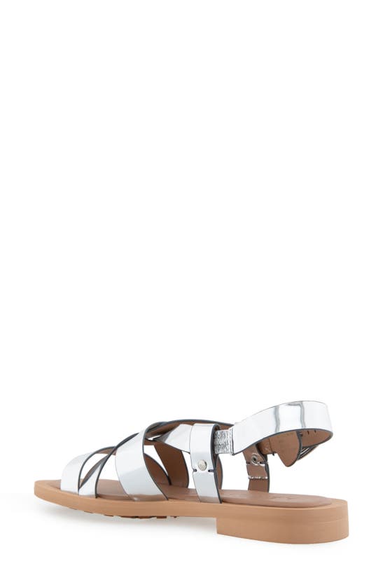 Shop Aerosoles St. Clair Sandal In Silver Pu