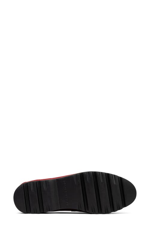 Shop Donald Pliner Clio Slip-on Chunky Loafer In Cranberry