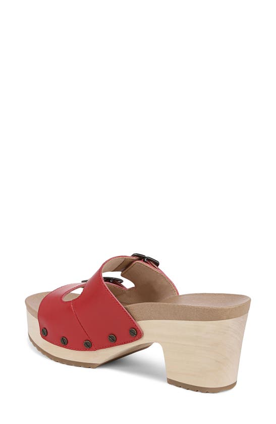 Shop Dr. Scholl's Original Vibe Platform Slide Sandal In Heritage Red