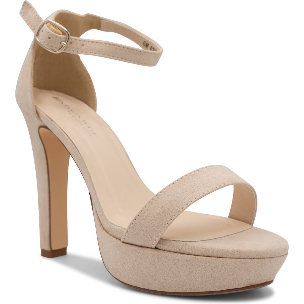 Touch Ups Mary Platform Sandal In Beige