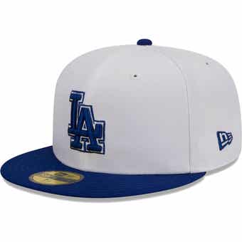 LA Dodgers New Era 59Fifty Fitted Hats - LA Lakers Color & Black Red Gray  Under Brim, LA Lakers Color:   -new-era-59fifty-fitted-hat-la-lakers-color-gray-under-brim/