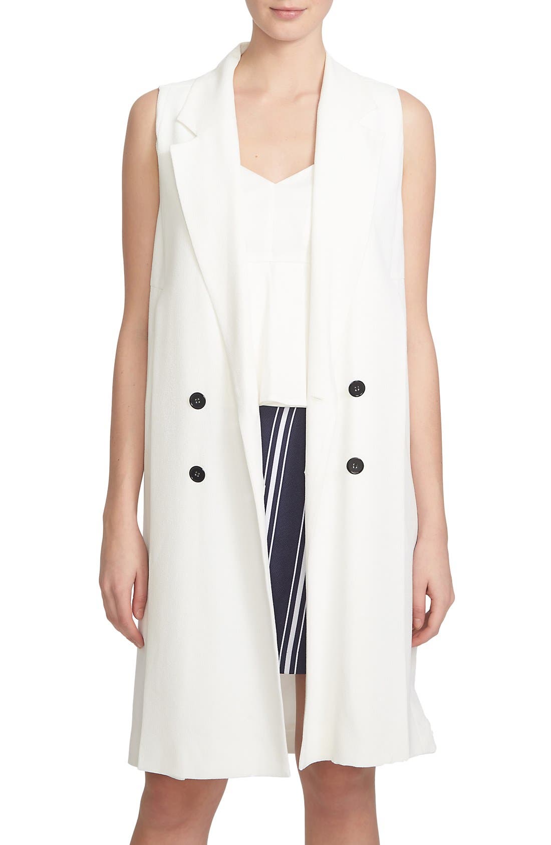 1.STATE Double Breasted Trench Vest Nordstrom