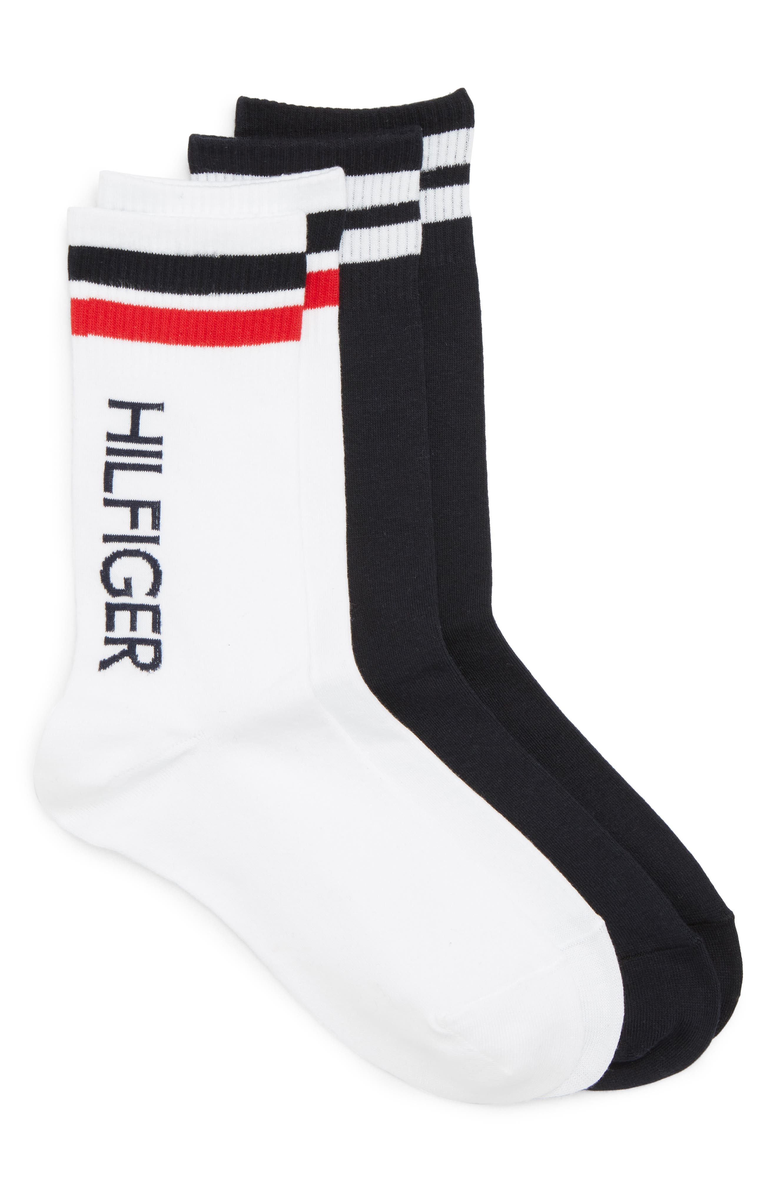 Tommy Hilfiger 2Pack Logo Crew Socks Nordstrom