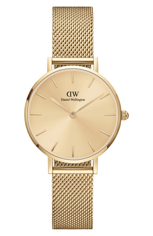 Daniel Wellington Petite Melrose Mesh Watch