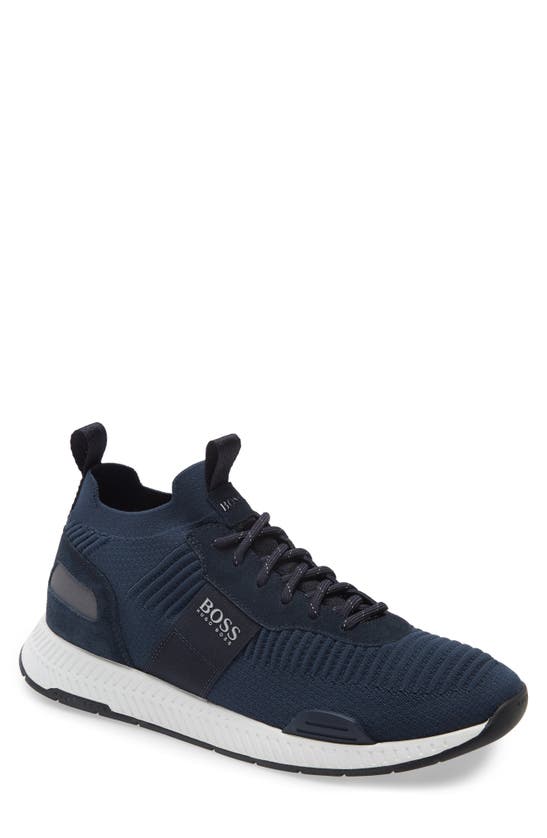 HUGO BOSS TITANIUM SNEAKER,5041473400700