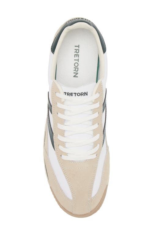 Shop Tretorn Rawlins Sneaker In White Green