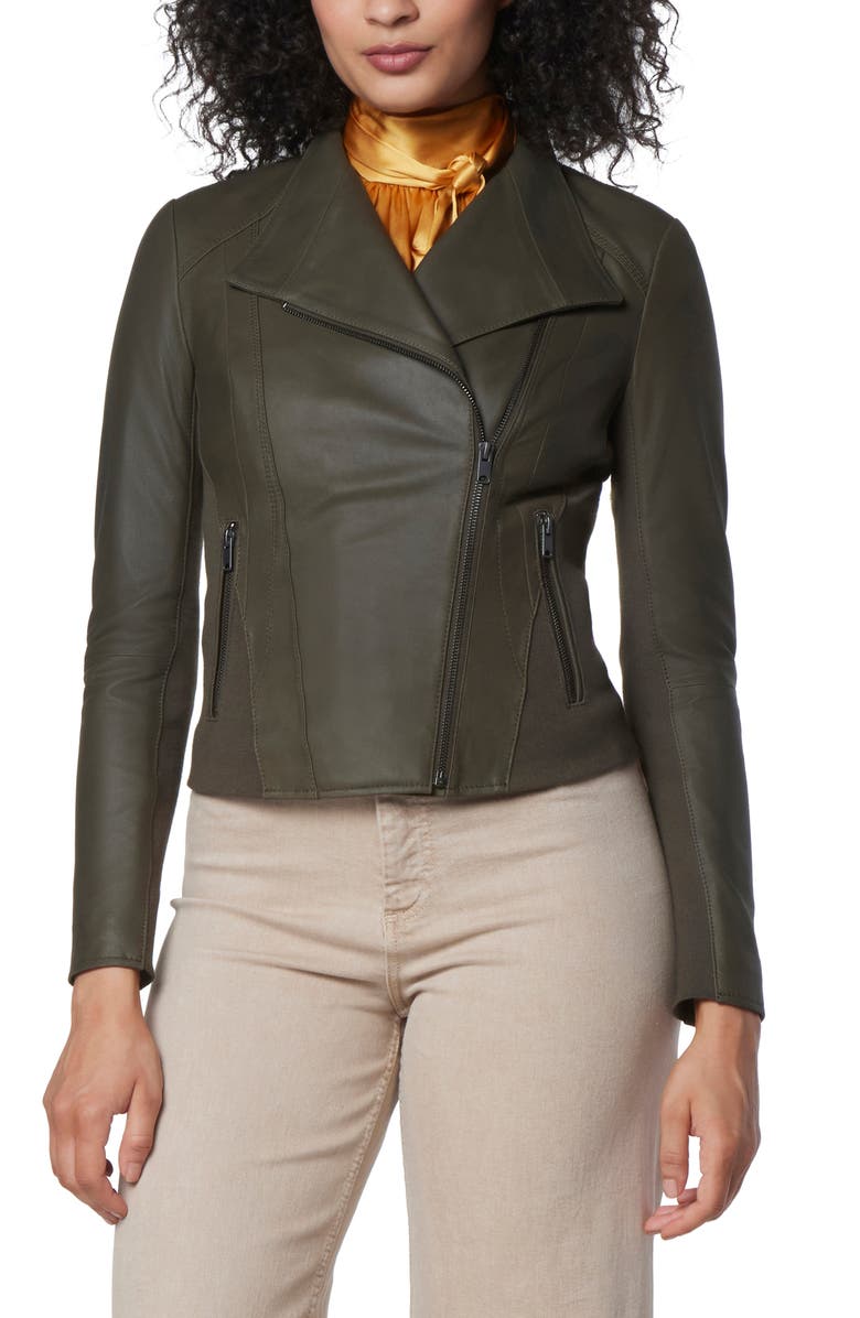 Andrew Marc
 Faux Leather Puffer Jacket main image 0