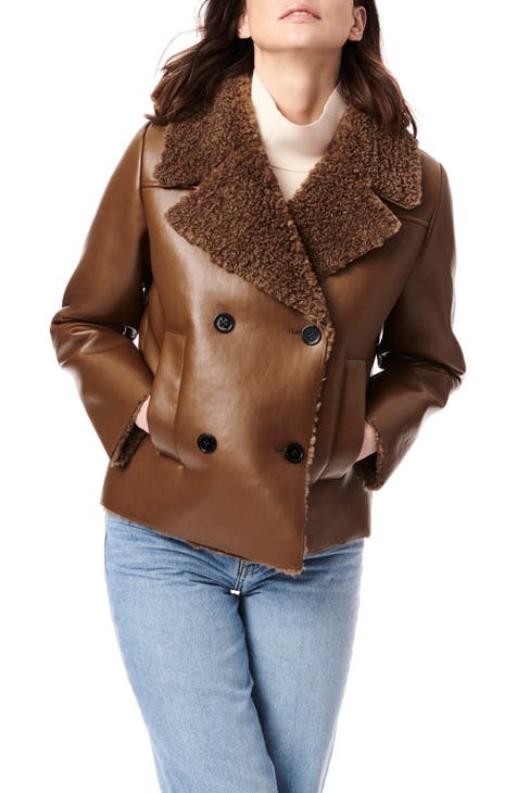 Faux Fur Double-Breasted Blazer - Women - Ready-to-Wear